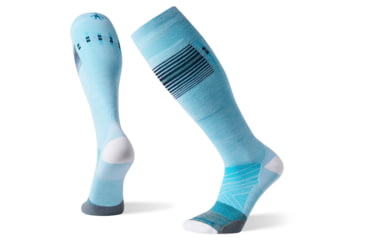 Image of Smartwool PhD Pro Ski Race Socks, Frosty Green, Large, SW001287B72-L
