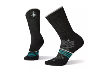 Image of Smartwool PhD Run Light Elite Crew Socks - Womens, Black, Medium, SW001438001-M