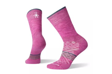 Image of Smartwool PhD Run Light Elite Crew Socks - Womens, Meadow Mauve, Large, SW001438A22-L