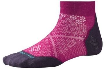 Image of Smartwool PhD Run Light Elite Low Cut Sock - Women's-Berry-Small