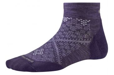 Image of Smartwool PhD Run Light Elite Low Cut Sock - Womens-Desert Purple-Large