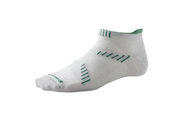 Image of Smartwool PhD Run Ultra Light Micro Sock - Women's-Silver Grey Heather-Medium