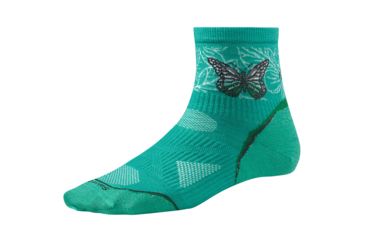 Image of PhD Run Ultra Light Mini Sock - Womens-Poppy-Small