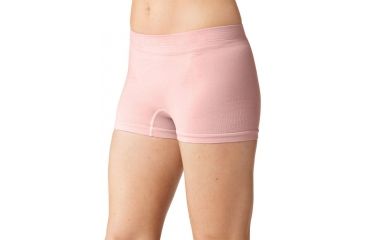Image of Smartwool PhD Seamless Boy Short - Women's-Pink Horizon-Small