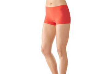 Image of Smartwool PhD Seamless Boy Short - Women's-Poppy-Small