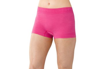 Image of Smartwool PhD Seamless Boy Short - Women's-Bright Pink-Medium
