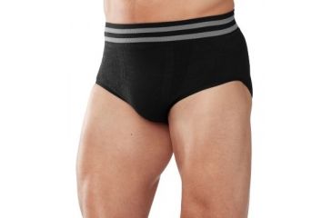 Image of Smartwool PhD Seamless Brief, Graphite, Extra Large SW016001018-XL