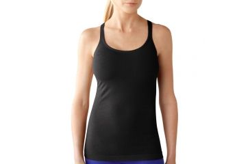 Image of Smartwool PhD Seamless Long Bra - Women's-Black-Large