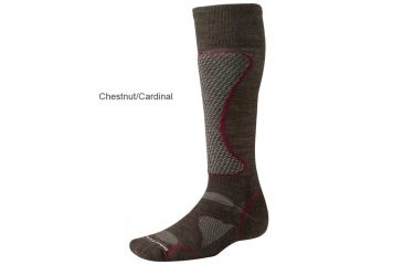 Image of Smartwool PhD Ski Light - Chestnut LClearance