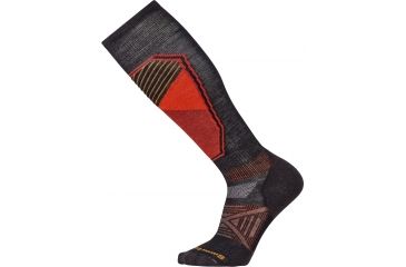 Image of Smartwool PhD Ski Light Pattern Sock - Men's-Black-Medium