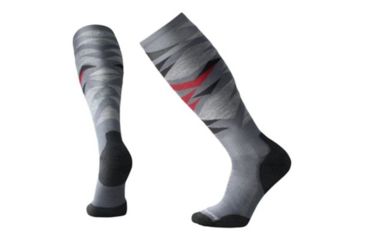 Image of Smartwool PhD Ski Light Pattern - Unisex, Graphite, Medium, SW001090018-M