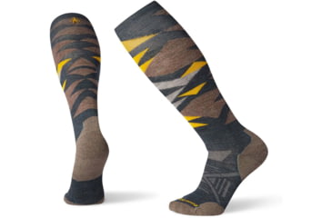 Image of Smartwool PhD Ski Light Pattern Socks - Mens, Everglade, Extra Large, SW001090B96XL