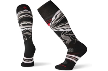 Image of Smartwool PhD Ski Medium Pattern Sock - Womens, Black, Large, SW003992001-BLACKL