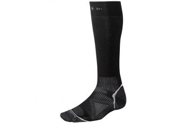 Image of Smartwool PhD Ski Ultra Light Sock - Men's-Black-Medium