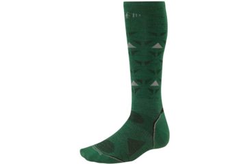 Image of Smartwool PhD Ski Ultra Light Sock - Men's-Grasshopper-Large