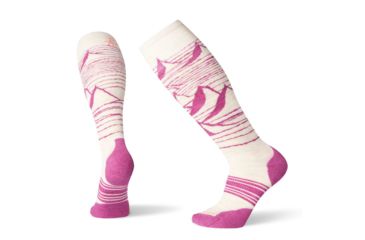 Image of Smartwool PhD Snow Light Elite Socks - Womens, Moonbeam, Large, SW001169A81-L