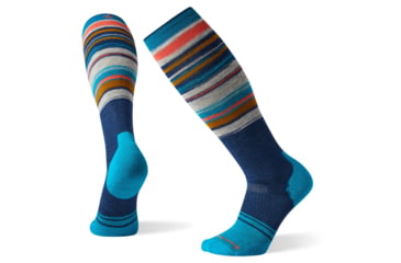 Image of Smartwool PhD Snow Medium Socks, Alpine Blue, Extra Large, SW004119B25-XL