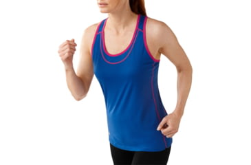 Image of Smartwool PhD Ultra Light Tank - Women's-Bright Blue-Small