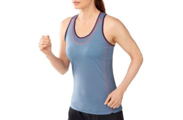 Image of Smartwool PhD Ultra Light Tank - Womens, Blue Steel, Extra Large, SW0SO133474XL