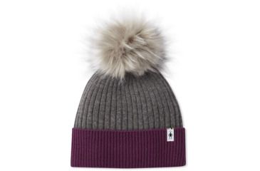 Image of Smartwool Powder Pass Beanie, Sangria, One Size, SW000464B48-1FM