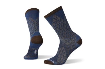Image of Smartwool Pressure-Free Overland Crew - Mens, Alpine Blue, Medium, SW003955B25-M