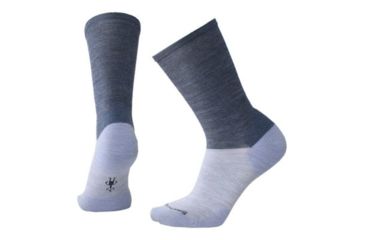 Image of Smartwool Rayleigh Crew Sock - Women's, Dark Blue Steel Heather, Small SW003801352-S