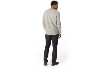 Image of Smartwool Ripple Ridge Crew Sweater - Mens, Light Gray Donegal, Large, SW000297A34L