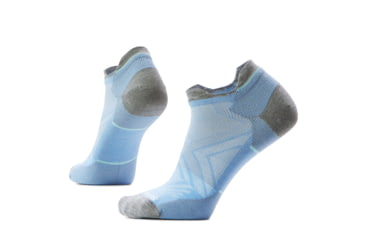 Image of Smartwool Run Zero Cushion Low Ankle Socks - Womens, Serene Blue, Large, SW001668N75100L000