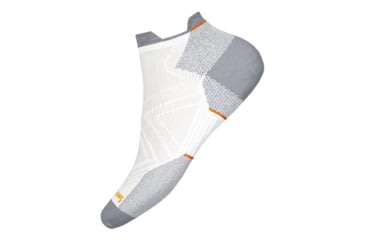 Image of Smartwool Run Zero Cushion Low Ankle Socks - Women's, White, Small, SW0016681221-(122) WHITE-S