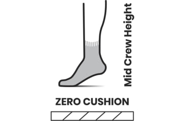 Image of Smartwool Run Zero Cushion Mid Crew Socks - Womens, H76 Purple Eclipse, Small, SW001676H76S