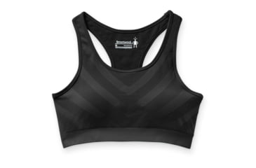 Image of Smartwool Seamless Racerback Bra - Womens, Black, Large, SW000846001L
