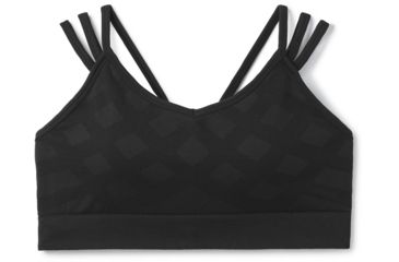 Image of Smartwool Seamless Strappy Bra - Womens, Black, Small, SW015127001-S