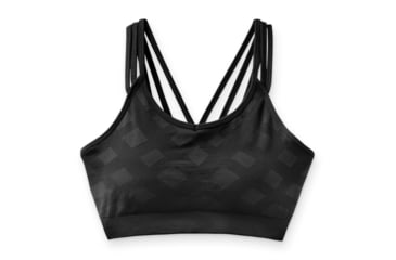 Image of USED Smartwool Seamless Strappy Bra - Women's, Black, Medium, SW000847001M, EDEMO1