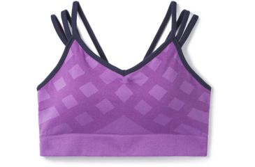 Image of Smartwool Seamless Strappy Bra - Womens, Desert Orchid, Extra Small, SW015127C96-XS