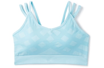 Image of Smartwool Seamless Strappy Bra - Womens, Light Wave Blue, Large, SW015127D83-L