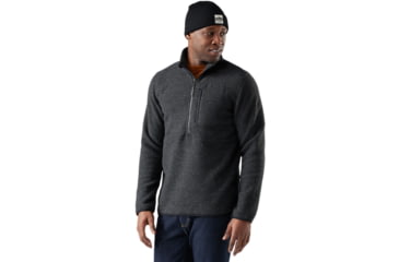 Image of Smartwool Second Cut Fleece 1/2 Zip - Mens, Charcoal, Medium, SW002958003100M000