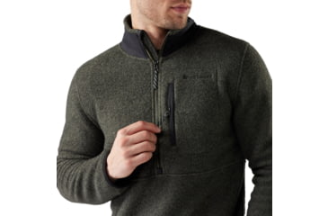 Image of Smartwool Second Cut Fleece 1/2 Zip - Mens, Winter Moss, Large, SW002958K18100L000