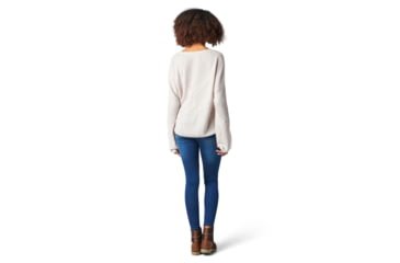Image of Smartwool Shadow Pine Cable V-Neck Sweater - Womens, Rainbow Donegal, Extra Large, SW016394E48-XL