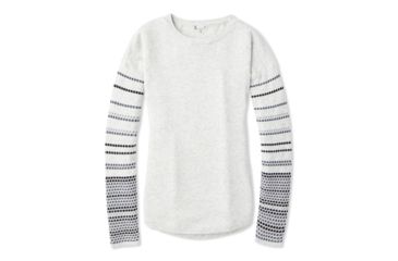 Image of Smartwool Shadow Pine Crew Sweater - Womens, Ash Heather, Large, SW019276047-L