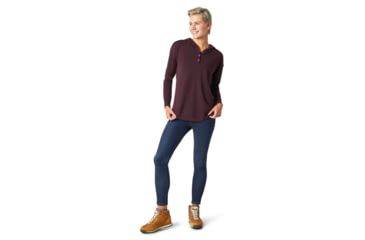 Image of Smartwool Shadow Pine Hoodie Sweater - Womens, Woodsmoke Heather, Extra Small, SW016397B85-XS