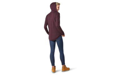 Image of Smartwool Shadow Pine Hoodie Sweater - Womens, Woodsmoke Heather, Extra Small, SW016397B85-XS