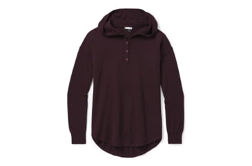 Image of Smartwool Shadow Pine Hoodie Sweater - Womens, Woodsmoke Heather, Extra Small, SW016397B85-XS