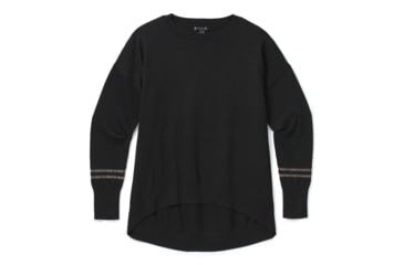 Image of Smartwool Shadow Pine Pullover Sweater - Womens, Charcoal Heather, Small, SW016396010-S