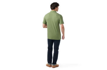 Image of Smartwool Short Sleeve Polo - Mens, Fern Green, Small, SW002361N06100S000