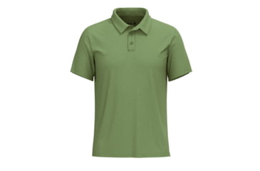 Image of Smartwool Short Sleeve Polo - Mens, Fern Green, Small, SW002361N06100S000