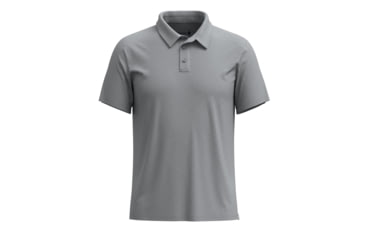 Image of Smartwool Short Sleeve Polo - Mens, Light Gray Heather, Extra Large, SW00236154510XL000