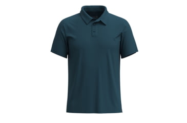 Image of Smartwool Short Sleeve Polo - Mens, Twilight Blue, Extra Large, SW002361G7410XL000