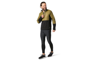 Image of Smartwool Smartloft 60 Hybrid Half Zip - Mens, Military Olive, 2XL, SW016304D11-XXL