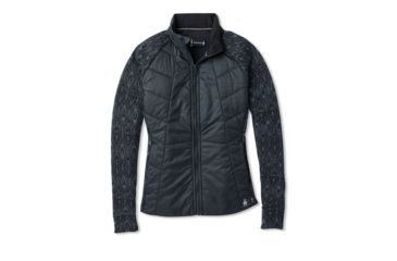 Image of Smartwool Smartloft 60 Jacket - Womens, Black-Charcoal, Extra Large, SW014074016-XL