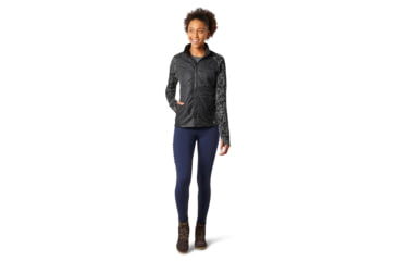 Image of Smartwool Smartloft 60 Jacket - Womens, Black Digital Snowflake, Extra Large, SW014074E36-XL